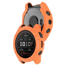 For Garmin Tactix 7 AMOLED Edition Watch Case Hollow TPU Frame with Dial Plate - Orange - 3