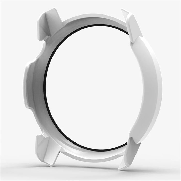 For Coros Pace 3 Hard PC Frame Watch Case Cover with Tempered Glass Screen Film - White - 3