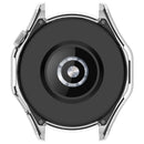 For Huawei Watch GT 4 46mm Watch Case Tempered Glass Screen Protector PC Frame Cover with Dial Plate - Silver - 7
