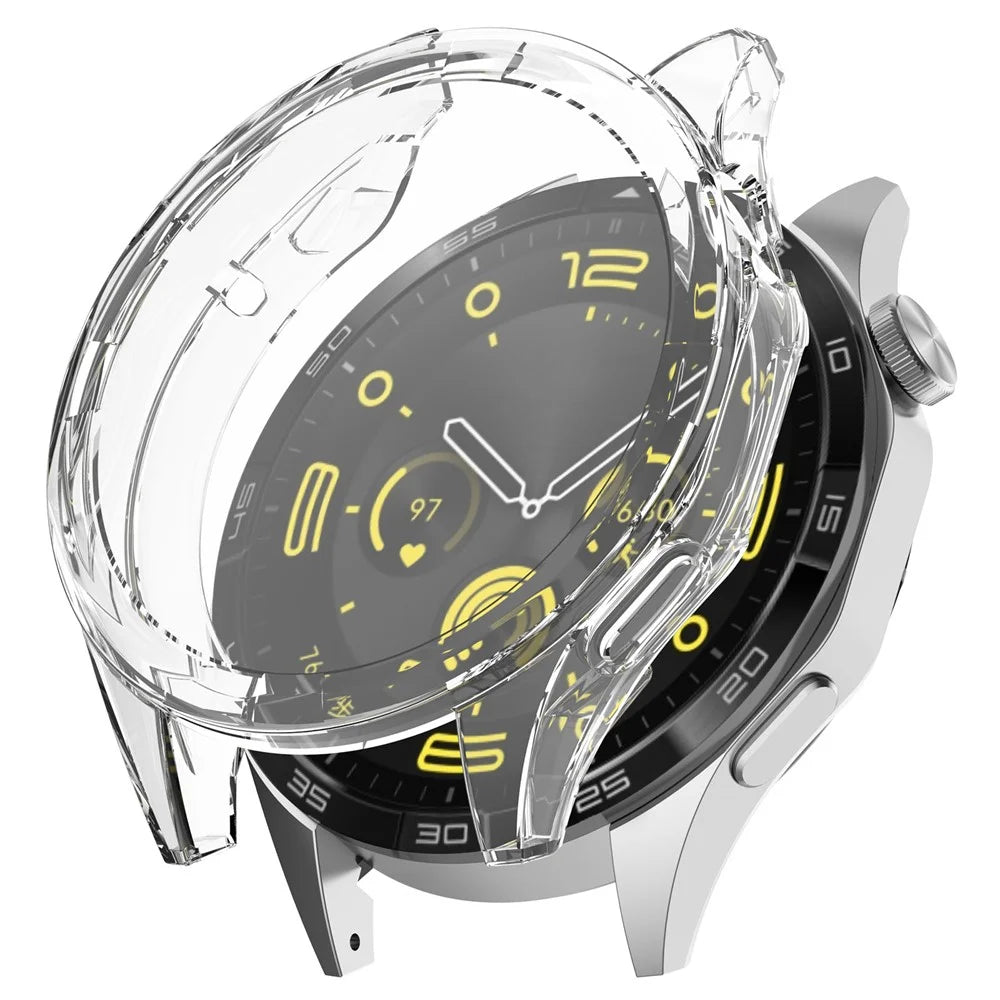 For Huawei Watch GT 4 46mm TPU Case Full Protection Watch Cover - Transparent - 1