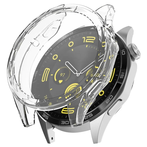 For Huawei Watch GT 4 46mm TPU Case Full Protection Watch Cover - Transparent - 1