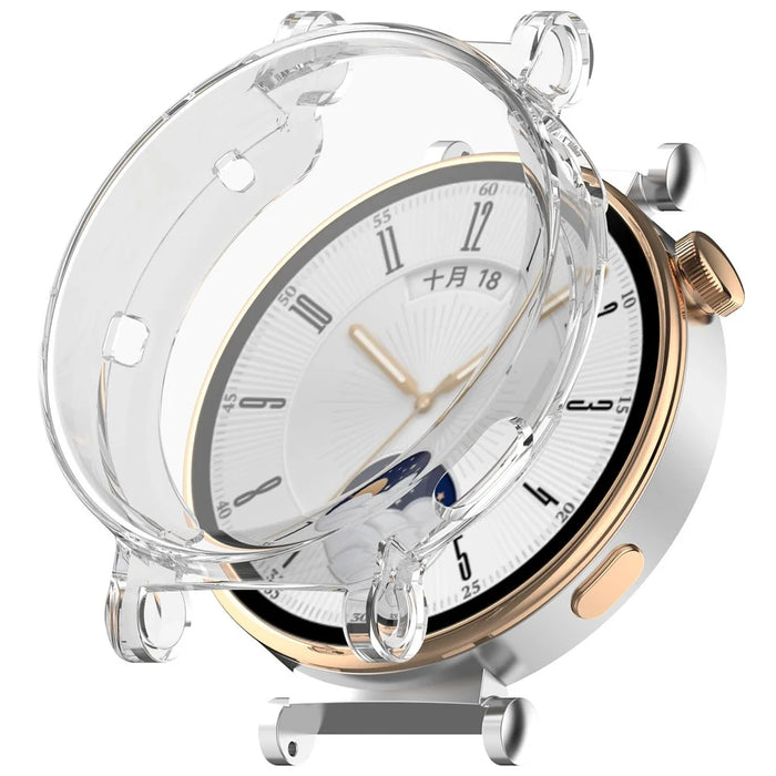 For Huawei Watch GT 4 41mm Watch Case Full Coverage TPU Protective Cover - Transparent - 1