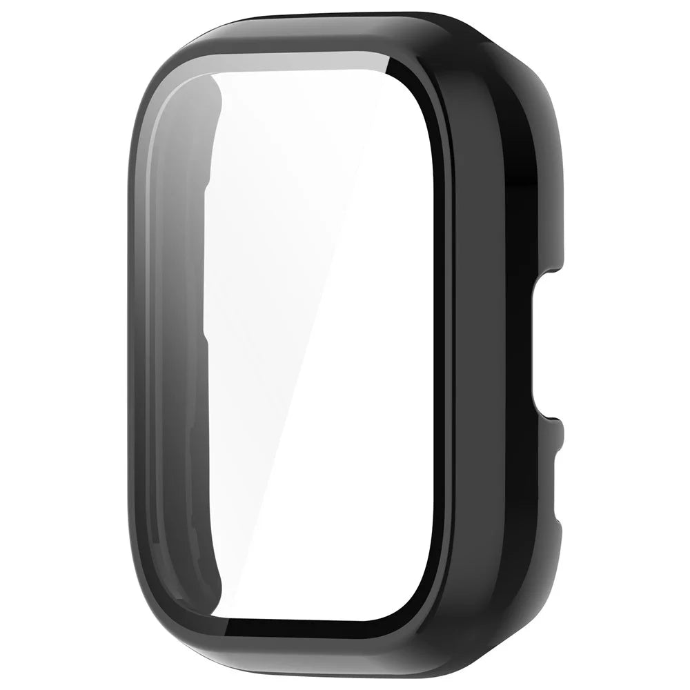 For Huami Amazfit Active (A2211) Case with Tempered Glass Film Full Protective Hard PC Watch Cover - Black - 4