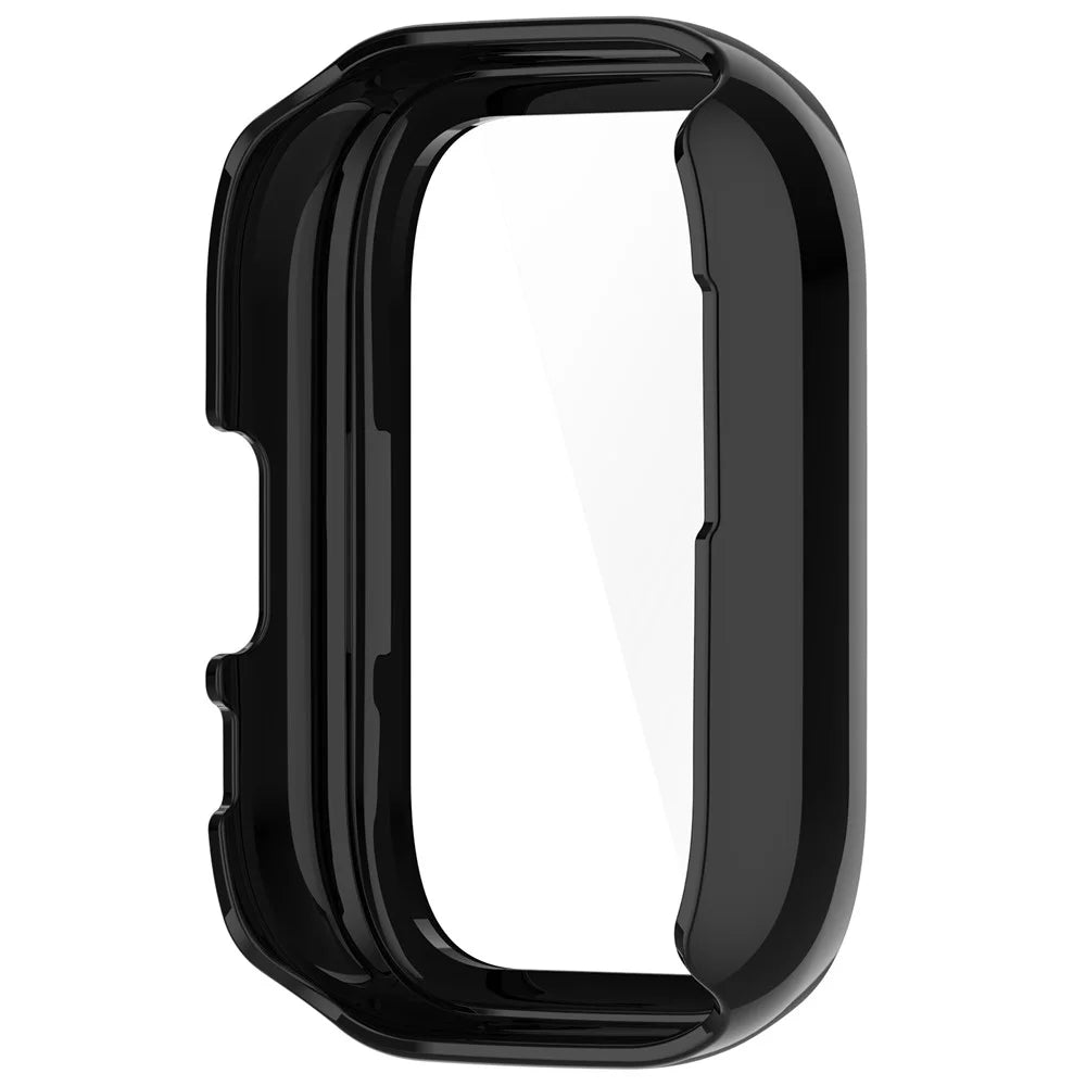 For Huami Amazfit Active (A2211) Case with Tempered Glass Film Full Protective Hard PC Watch Cover - Black - 5