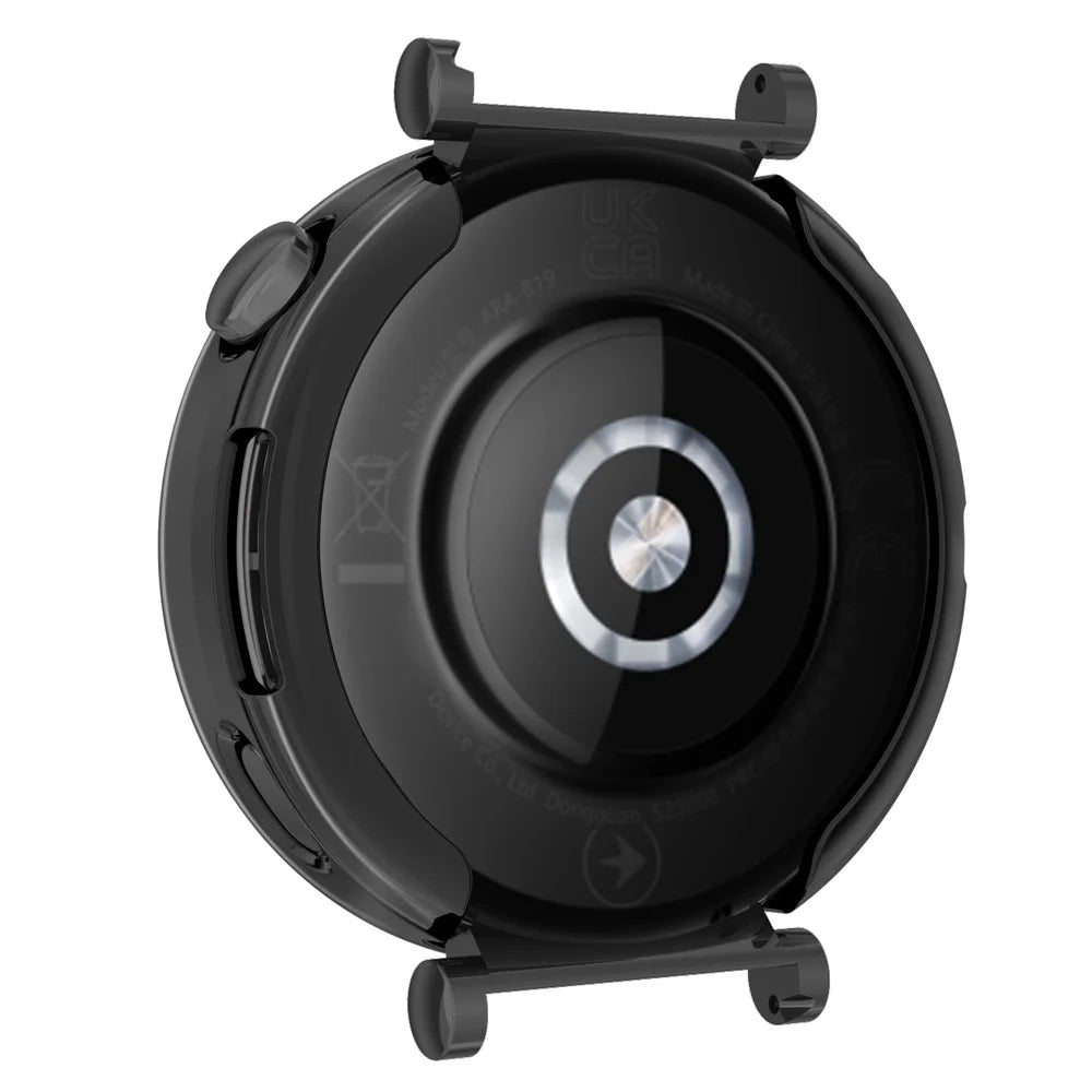 For Huawei Watch GT 4 41mm Watch Protector Electroplating Full Coverage TPU Watch Cover - Black - 4