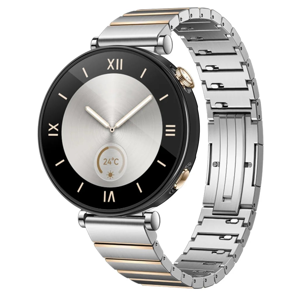For Huawei Watch GT 4 41mm Watch Protector Electroplating Full Coverage TPU Watch Cover - Black - 7