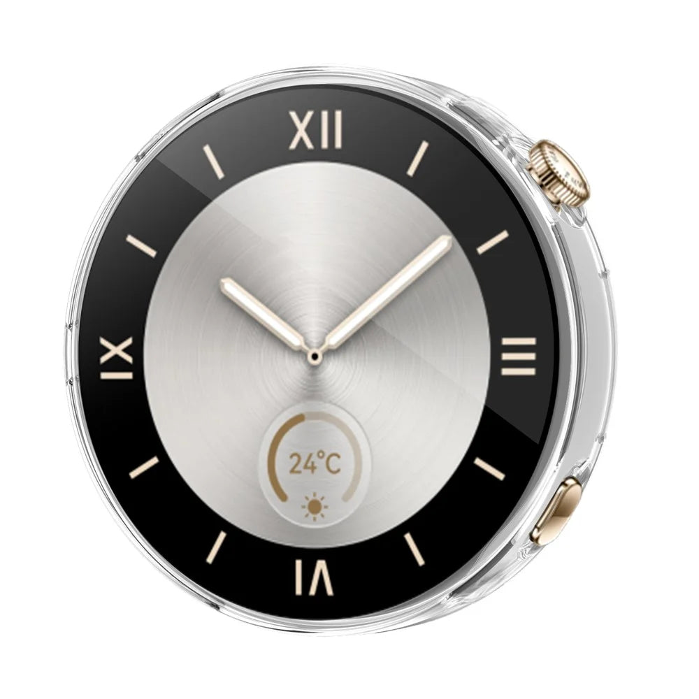 For Huawei Watch GT 4 41mm TPU Watch Case Full Protection Anti-Scratch Watch Protector - Transparent White - 3