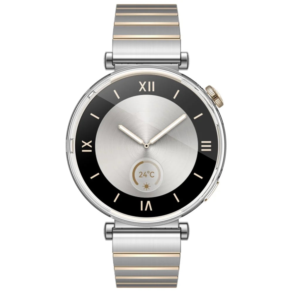 For Huawei Watch GT 4 41mm TPU Watch Case Full Protection Anti-Scratch Watch Protector - Transparent White - 6