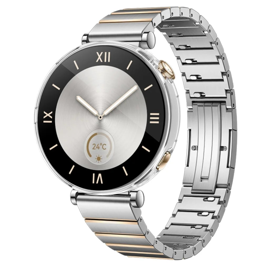 For Huawei Watch GT 4 41mm TPU Watch Case Full Protection Anti-Scratch Watch Protector - Transparent White - 7