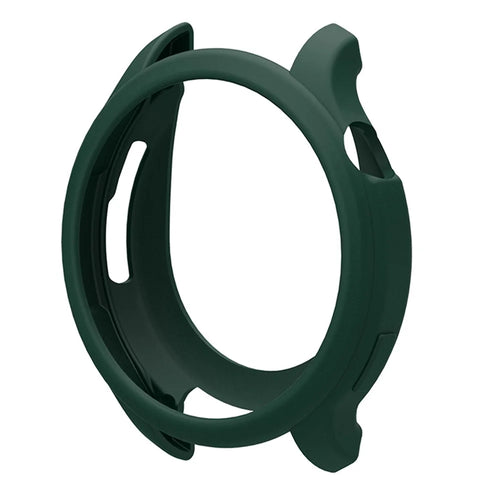 For Huami Amazfit Balance (A2286) Protective Frame Soft Silicone Protector Watch Case - Blackish Green - 1