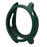 For Huami Amazfit Balance (A2286) Protective Frame Soft Silicone Protector Watch Case - Blackish Green - 1