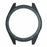 For Aigo GT8 Smart Watch Half-Wrapped Protective Cover Hard PC Frame Watch Case with Dial Plate - Black+Blue - 4