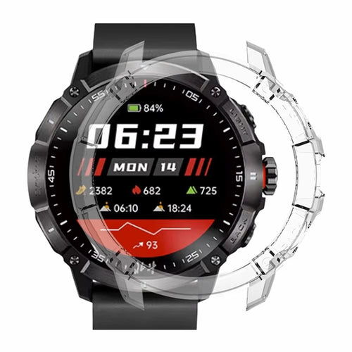 For Syntime 2 / 2 Pro Hard PC Case Half Coverage Watch Frame Cover - Transparent - 1