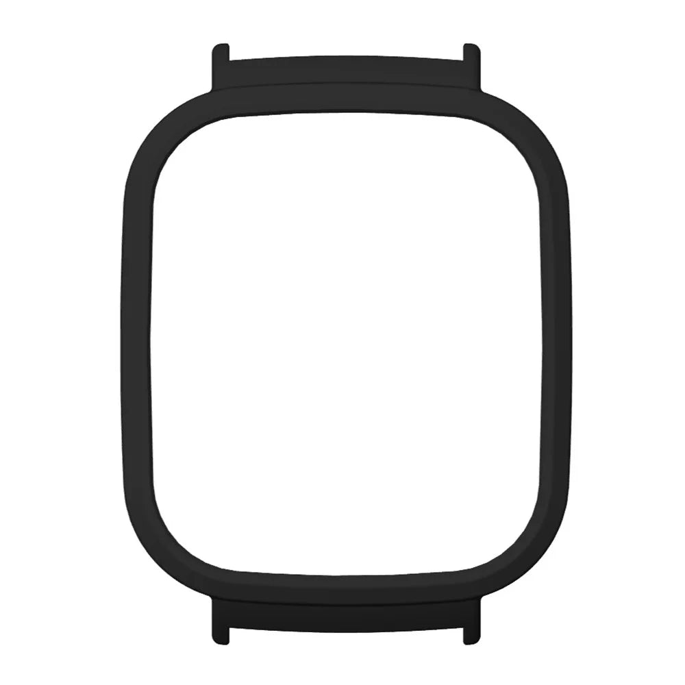 For Xiaomi Redmi Watch 3 Hard PC Bumper Frame Case Protective Cover with 20mm Adapter Connector - Black - 4