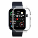 For Mibro Watch T1 Case PC Half-Wrapped Watch Protective Frame - Transparent - 1