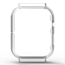 For Mibro Watch T1 Case PC Half-Wrapped Watch Protective Frame - Transparent - 3