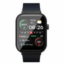 For Mibro Watch T1 Watch Case Hard PC Anti-scratch Cover with Tempered Glass Screen Film - Black - 2