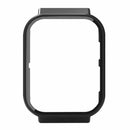 For Mibro Watch T1 Watch Case Hard PC Anti-scratch Cover with Tempered Glass Screen Film - Black - 3