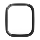 For Xiaomi Redmi Watch 3 Hard PC Watch Case Cover with Tempered Glass Screen Protector - Black - 3