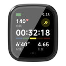 For Xiaomi Redmi Watch 3 Hard PC Watch Case Cover with Tempered Glass Screen Protector - Black - 4