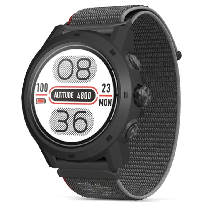 For Coros Apex 2 Pro Watch Frame Half Cover Hard PC Protective Case - Black - 2