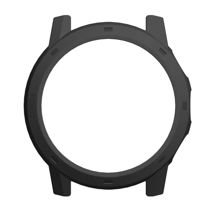 For Coros Apex 2 Pro Watch Frame Half Cover Hard PC Protective Case - Black - 4