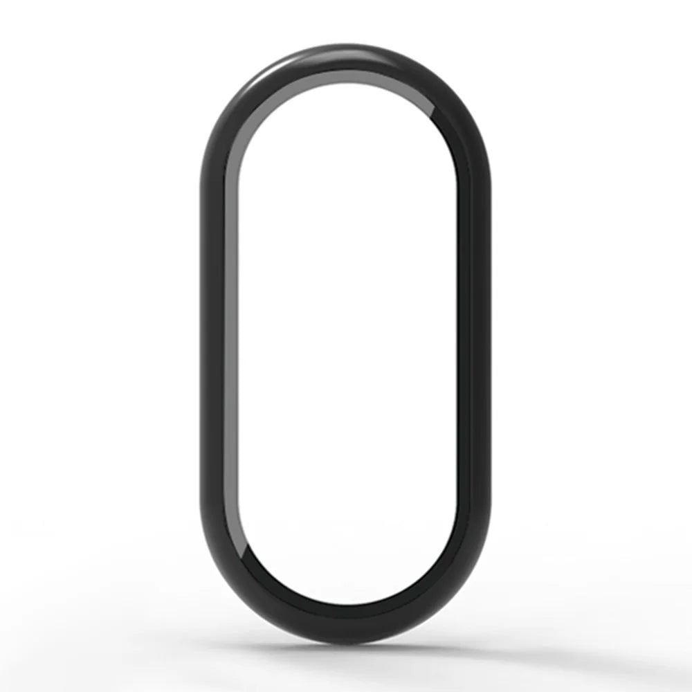 For Xiaomi Smart Band 8 / Band 8 NFC Protective Case Full Cover PC Watch Cover with Screen Protector - Black - 3