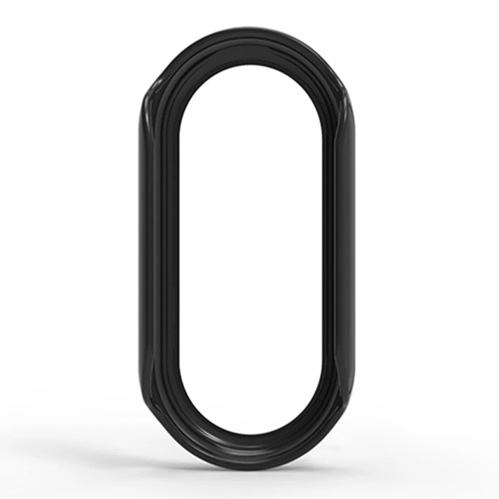 For Xiaomi Smart Band 8 / Band 8 NFC Protective Case Full Cover PC Watch Cover with Screen Protector - Black - 4