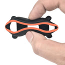 For Huami Amazfit Bip / Bip Lite Protective Edge Case Dual Color Silicone Watch Cover - Black+Orange - 6