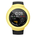 For Huami Amazfit Verge / Verge Lite Silicone Bumper Frame Hollowed Protective Cover - Yellow - 2