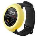 For Huami Amazfit Verge / Verge Lite Silicone Bumper Frame Hollowed Protective Cover - Yellow - 3