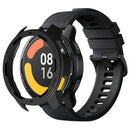 For Xiaomi Watch S1 Active / Watch Color 2 Protective Cover Hard PC Watch Case Hollow Frame - Black - 1