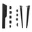 AL-P5231 For PS5 / PS5 Slim Game Console Silicone Dust Plugs + Dust-proof Net Set - 1