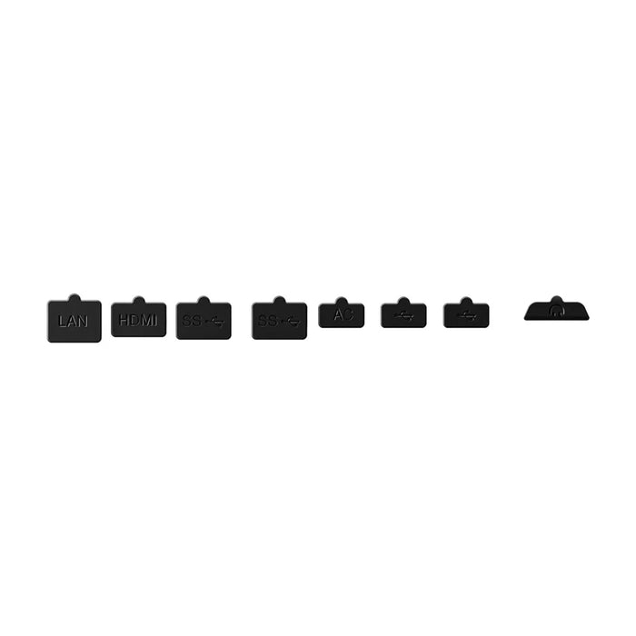 AL-P5231 For PS5 / PS5 Slim Game Console Silicone Dust Plugs + Dust-proof Net Set - 3