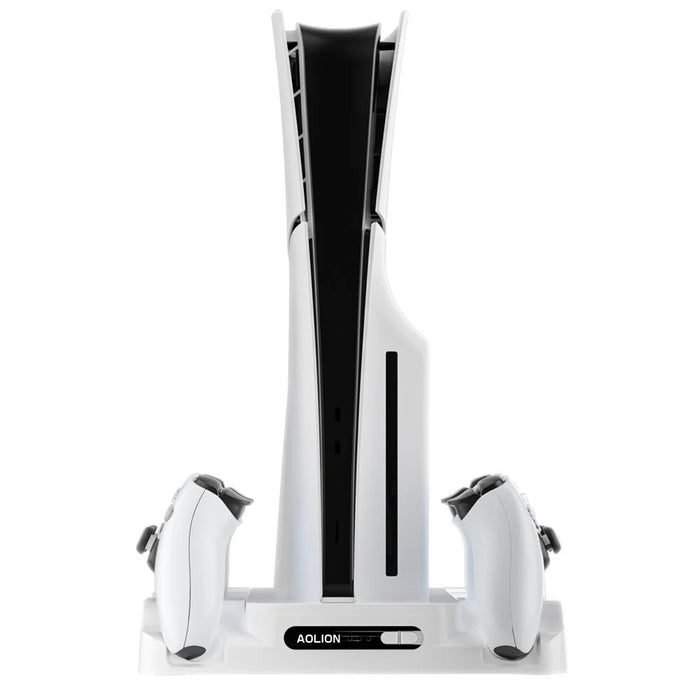 AOLION AL-P5327 Gamepad Charging Dock For PS5 Slim Game Controller Charging Stand Holder with Cooling Fan - 6