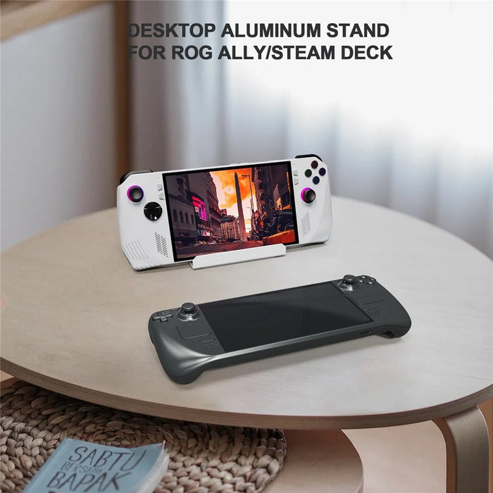JYS RA003 Display Stand for Nintendo Switch  /  Steam Deck  /  ROG Ally Game Controller Desk Bracket with Memory Card Slot - 2