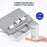 JYS RA003 Display Stand for Nintendo Switch  /  Steam Deck  /  ROG Ally Game Controller Desk Bracket with Memory Card Slot - 4