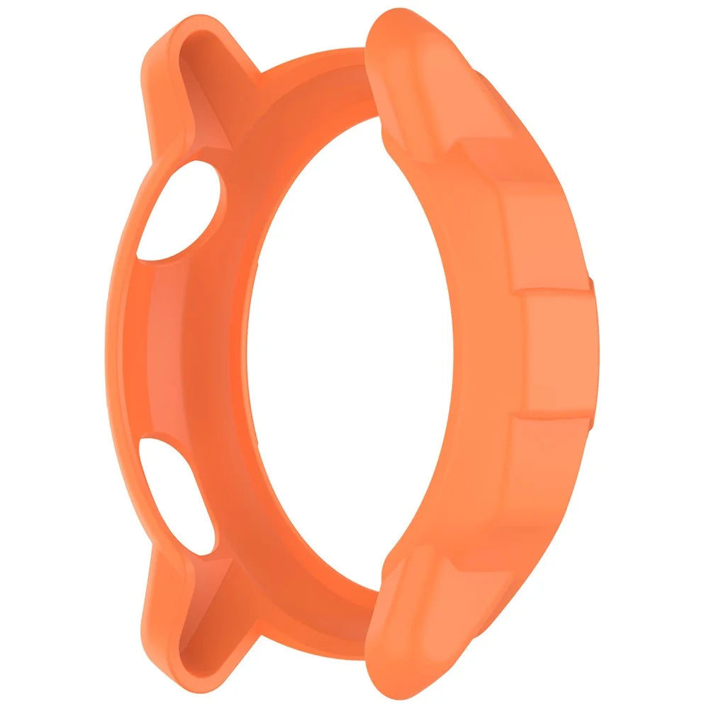 For Coros Pace 3 Anti-collision TPU Watch Case Hollow Protective Frame - Orange - 7
