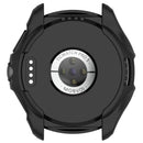 For TicWatch Pro 5 Shockproof TPU Watch Frame Case Half-Wrapped Smartwatch Protector - Black - 7
