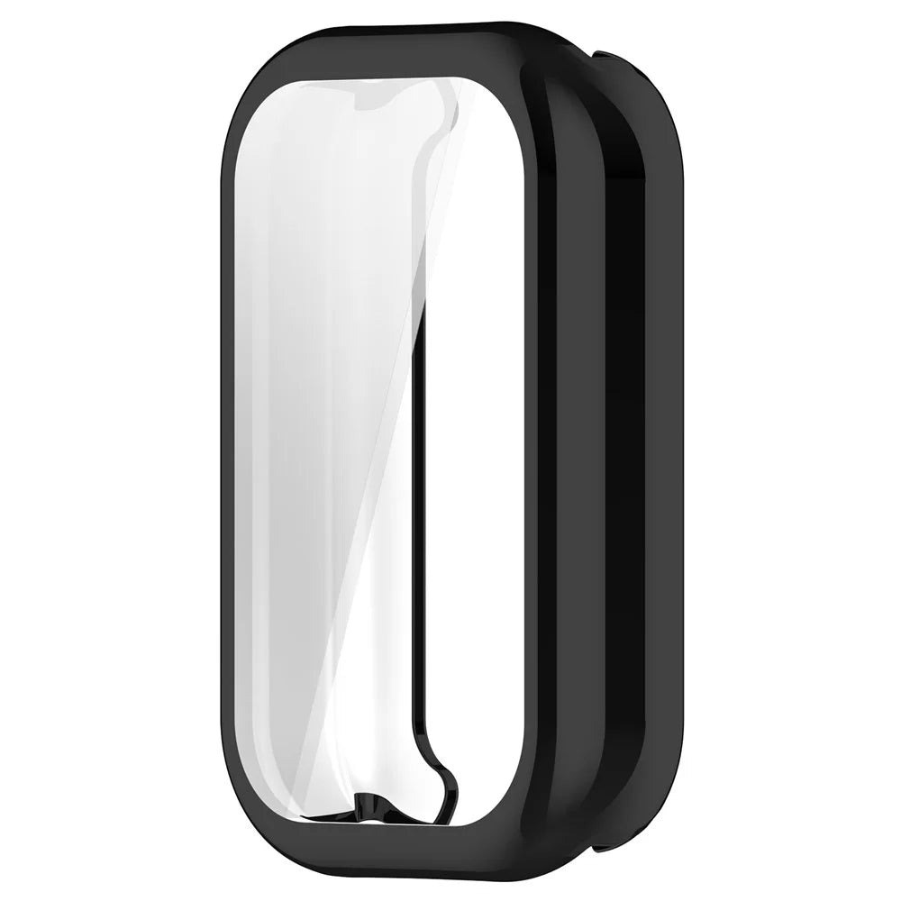 For Xiaomi Smart Band 8 Active / Redmi Band 2 TPU Watch Case Electroplating Frame Cover - Electroplating Black - 2