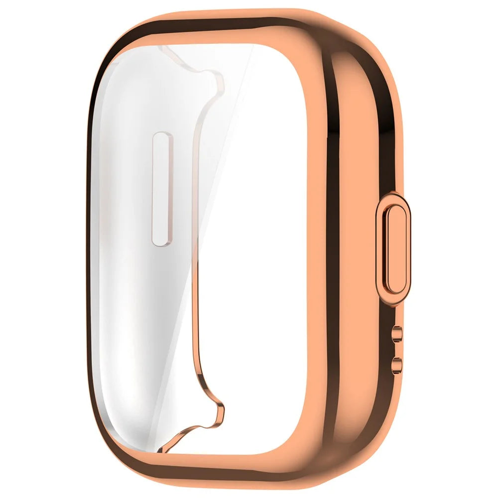 Watch Case for Huami Amazfit Active (A2211) Electroplating Frame TPU Cover - Electroplating Rose Gold - 3