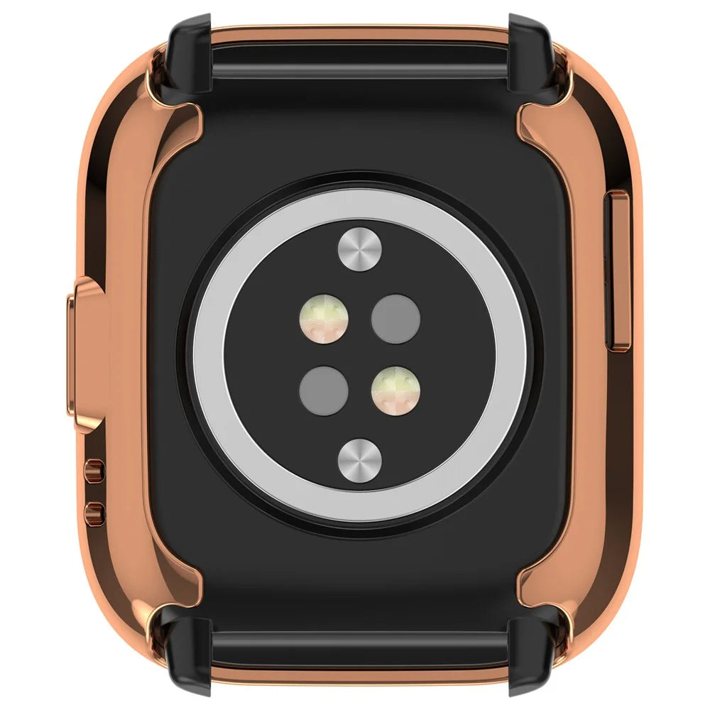 Watch Case for Huami Amazfit Active (A2211) Electroplating Frame TPU Cover - Electroplating Rose Gold - 6