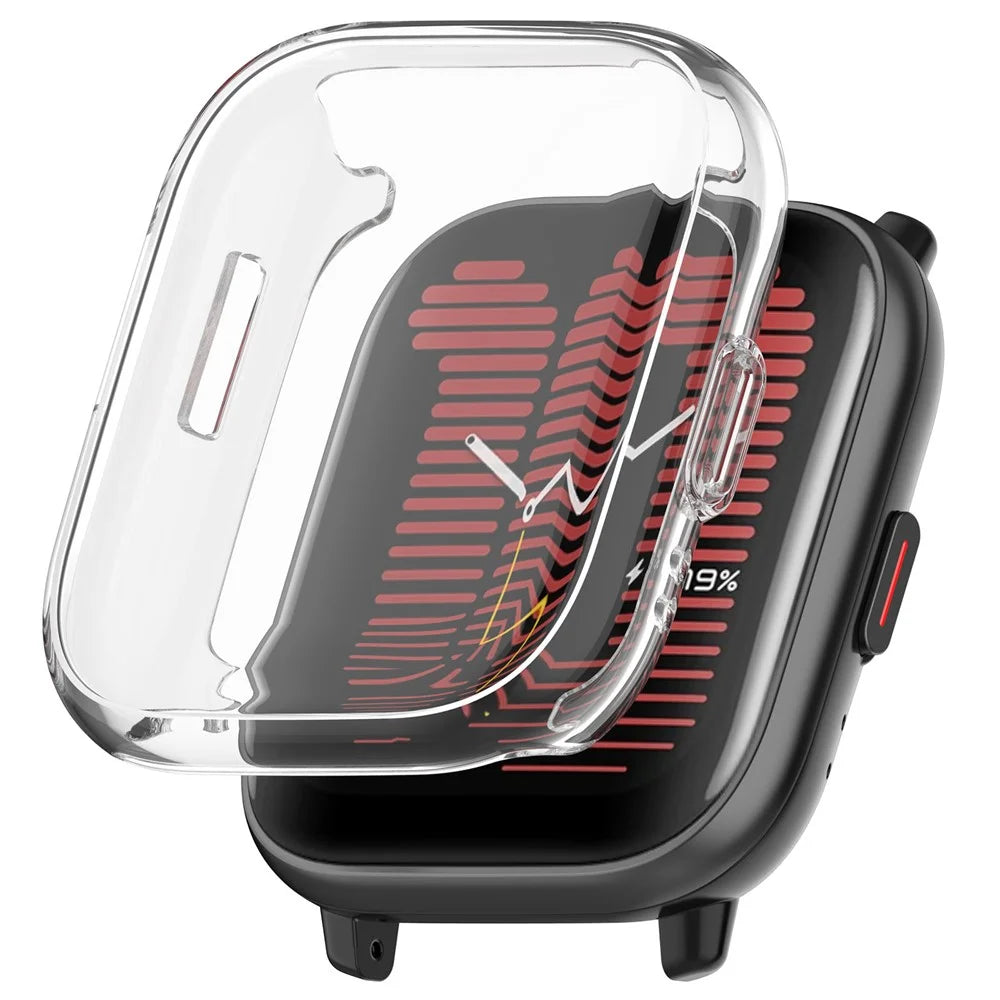 For Huami Amazfit Active (A2211) Soft TPU Watch Case Protective Cover - Transparent - 1