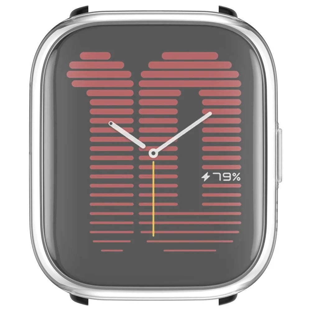 For Huami Amazfit Active (A2211) Soft TPU Watch Case Protective Cover - Transparent - 5