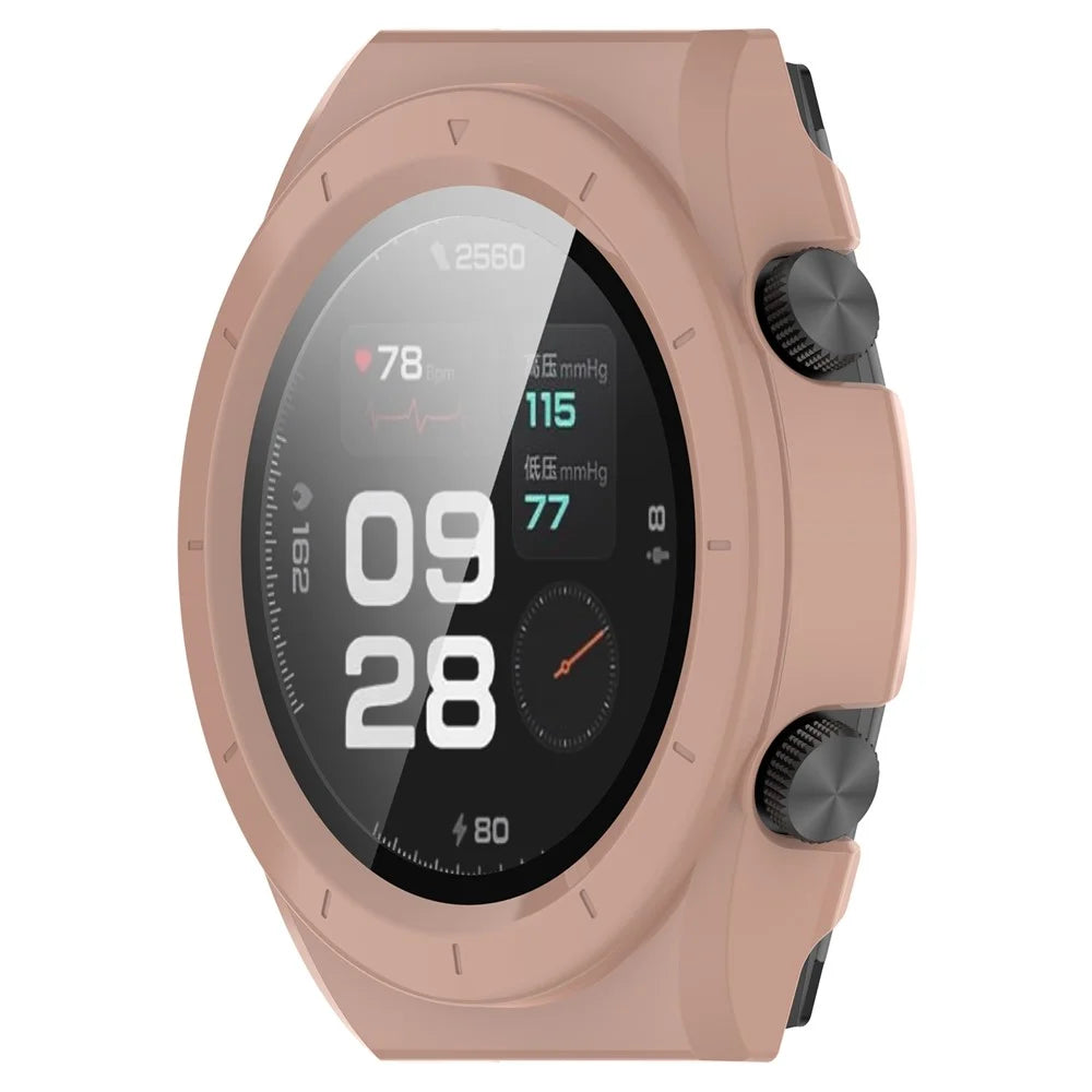 Protective Cover for Xiaomi Watch H1 Hard PC Watch Case with Tempered Glass Screen Protector - Pink - 2