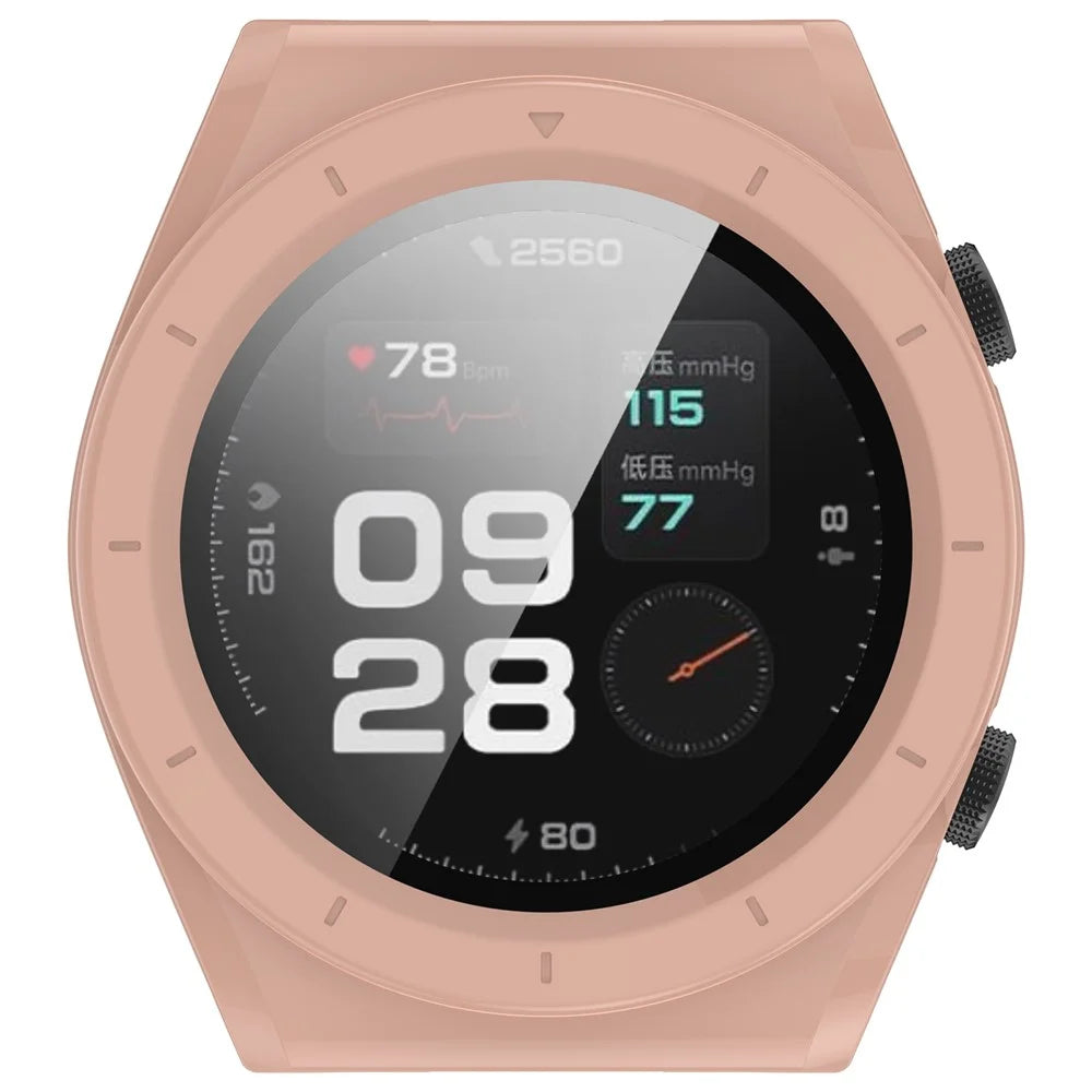 Protective Cover for Xiaomi Watch H1 Hard PC Watch Case with Tempered Glass Screen Protector - Pink - 5