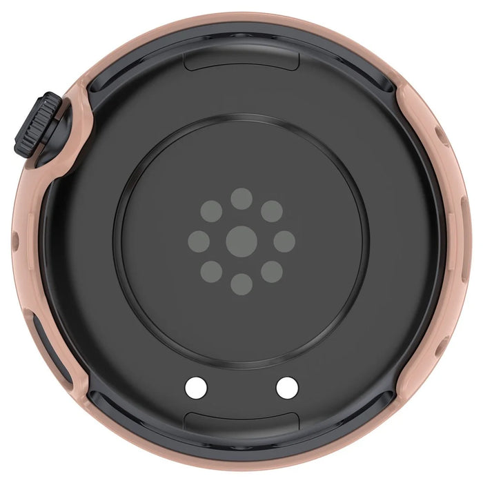 For vivo Watch 3 Hard PC Cover Watch Case with Tempered Glass Screen Protector - Pink - 6