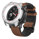 For Huami Amazfit GTR 47mm Anti-collision PC Watch Case Dual Color Design Protective Frame - White+Red - 1