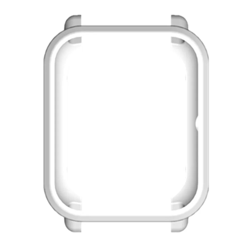 For Huami Amazfit Bip Pop / Bip / Bip U Watch Case Scratch-proof Soft TPU Frame Cover - White - 2