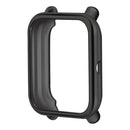For Huami Amazfit Bip / Amazfit Bip U / Amazfit Bip Pop Case TPU Electroplating Watch Frame Cover - Black - 3